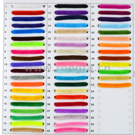 Colorful Pipe Cleaners Chenille Stems 6 colors assorted 100pcs