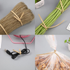 Coiled Biodegradable Natural Paper Bind Twist Ties