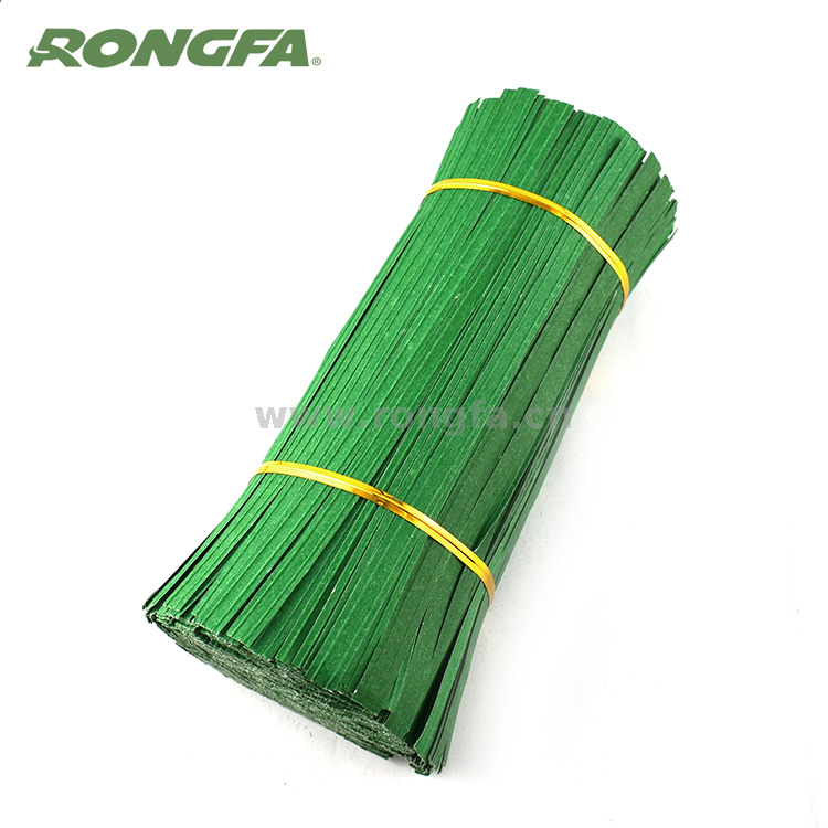 Biodegradable Double Wire Green Paper Bind Wire Twist Ties