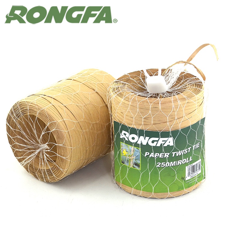 Coiled Biodegradable Natural Paper Bind Wire Twist Ties