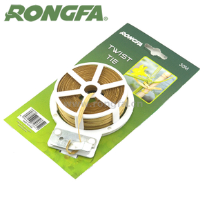 Biodegradable Natural Paper Bind Wire Twist Ties in Dispenser